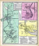 Centerville, Crompton, Natick, Apponaug, Rhode Island State Atlas 1870